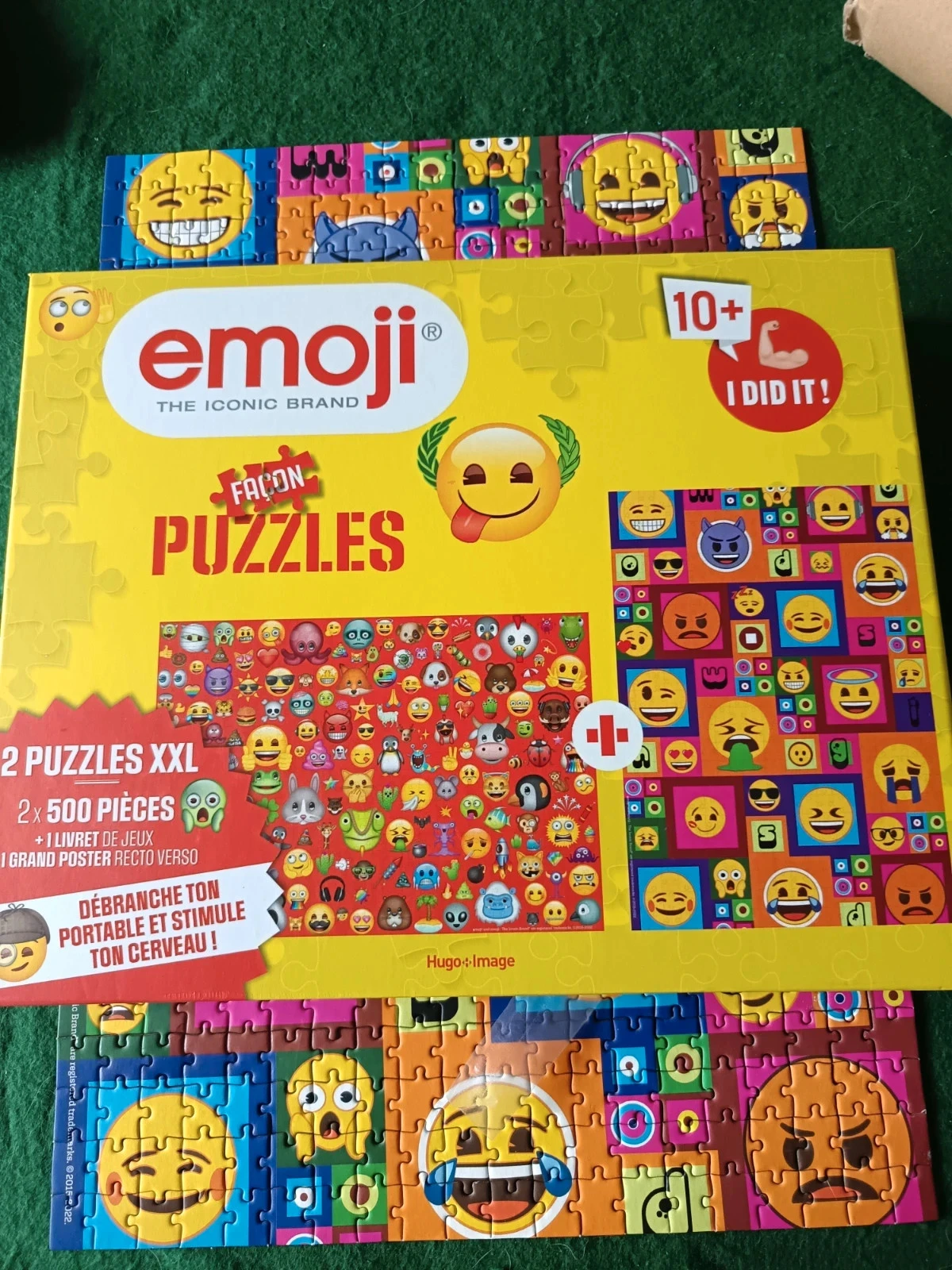 Lot 2 puzzles 500 pièces emoji